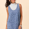 Hazel Floral Denim Mini Dress