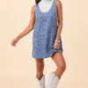 Hazel Floral Denim Mini Dress