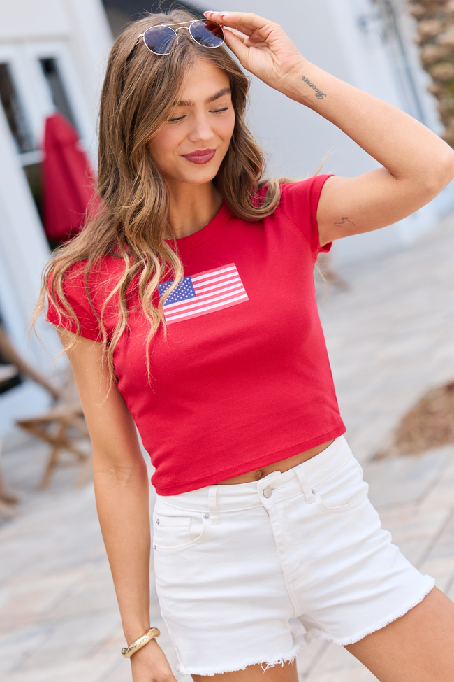 4-20_Seaside_HB_04-22-26_18478__C206516.png American Flag Red Baby Graphic Tee