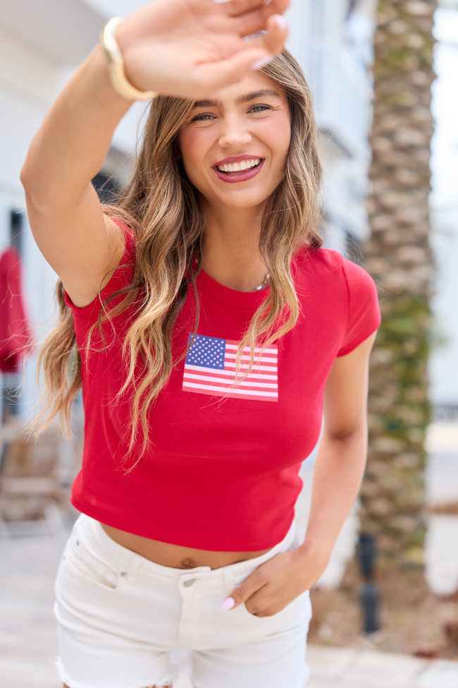 4-20_Seaside_HB_04-22-26_18486__C206516.png American Flag Red Baby Graphic Tee