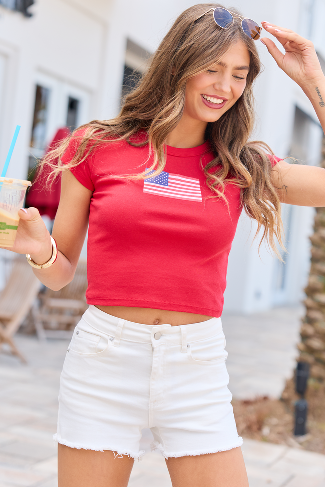 4-20_Seaside_HB_04-22-26_18487__C206516.png American Flag Red Baby Graphic Tee