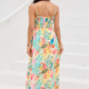 Aria Multi Palm Print Maxi Dress
