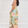 Aria Multi Palm Print Maxi Dress