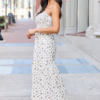 Rowan Brown Floral Maxi Dress SALE