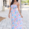 Aria Purple Sealife Maxi Dress