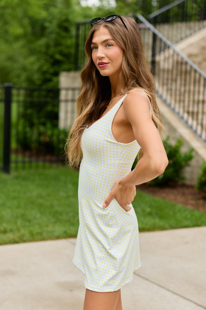 5-20_Torishousenashville_HB_05-21-26_20278__220008.png Active Vibe Butter Yellow Gingham Active Dress