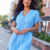 Ellen Blue Romper
