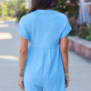 Ellen Blue Romper