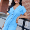 Ellen Blue Romper