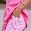 Fresh Pace Bubblegum Pink Gingham Dress