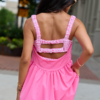 Fresh Pace Bubblegum Pink Gingham Dress