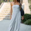 Tabitha Heather Grey Sleeveless Jumpsuit
