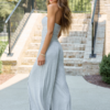 Tabitha Heather Grey Sleeveless Jumpsuit
