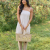 Coralie Taupe Gingham Romper Dress