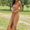 7-29_Shiftinseasons_HB_07-29-26_29168_220986.png Blooming Beauty Solid Button Up Midi Dress Taupe
