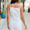 Sea Breeze White Button Down Mini Dress SALE