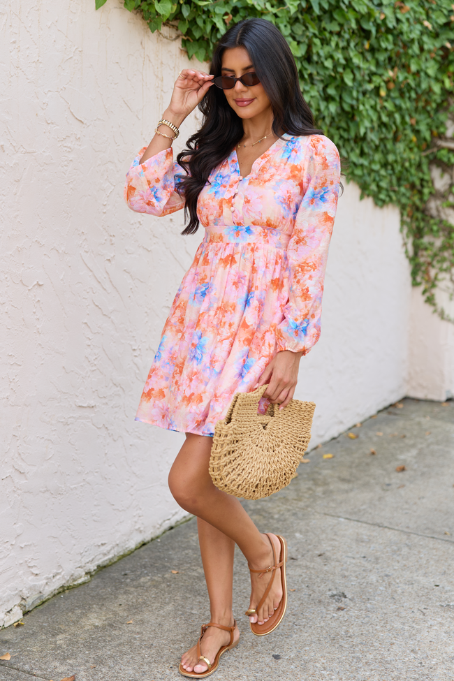 Wildflower Dream Floral Long Sleeve Dress SALE