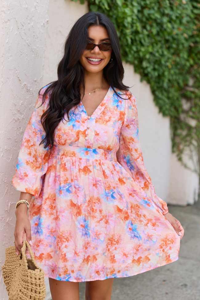 Wildflower Dream Floral Long Sleeve Dress SALE
