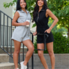 Core Ease Scuba Romper Grey