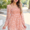 8-11_soft_transitions_HB_08-11-26_32153_221028.png Gloria Orange Floral Printed Long Sleeve Mini Dress