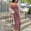 8-11_softtransitions_HB_08-11-26_31851_220720.png Lovingly Yours Polka Dot Midi Dress Brown