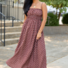 8-11_softtransitions_HB_08-11-26_31862_220720.png Lovingly Yours Polka Dot Midi Dress Brown