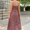 8-11_softtransitions_HB_08-11-26_31867_220720.png Lovingly Yours Polka Dot Midi Dress Brown