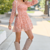 8-11_softtransitions_HB_08-11-26_32136_221028.png Gloria Orange Floral Printed Long Sleeve Mini Dress