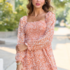 8-11_softtransitions_HB_08-11-26_32149_221028.png Gloria Orange Floral Printed Long Sleeve Mini Dress