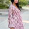 Here We Are Patchwork Mini Dress