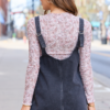 Hazel Black Wash Denim Mini Dress