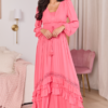 Lucky To Have You Coral Maxi Dress SALE