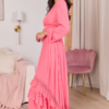 Lucky To Have You Coral Maxi Dress SALE