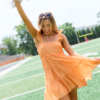 GAMEDAY_07-21-26_LM_11482_219908.png It's My Day Orange Smocked Top Mini Dress
