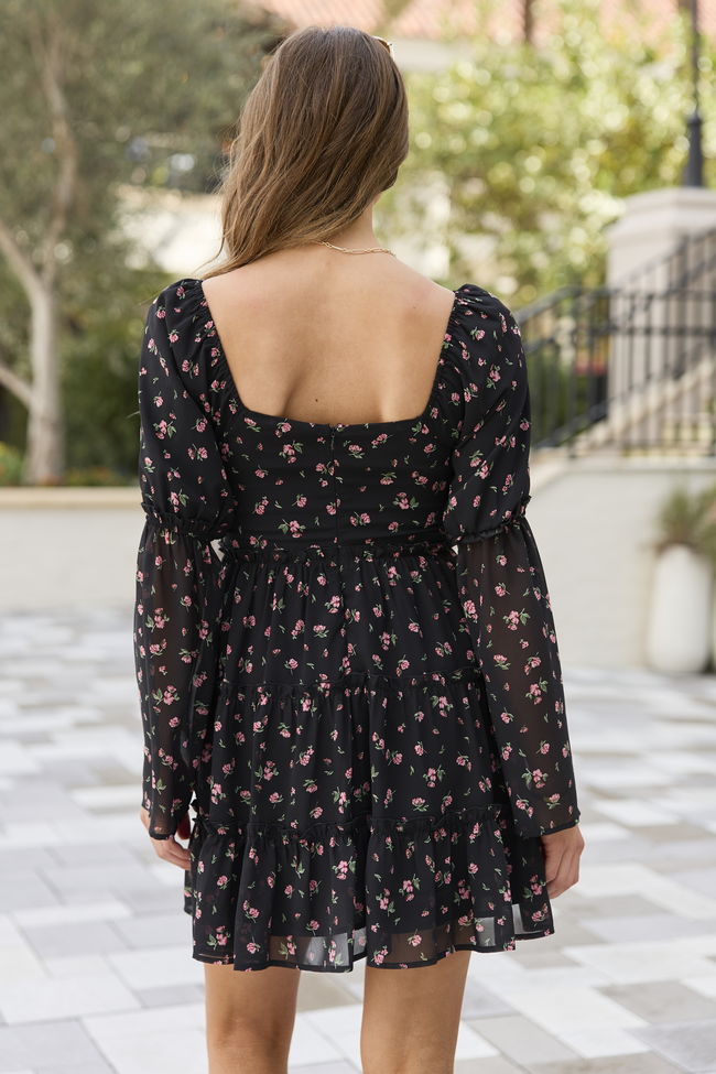 Winslow Black Floral Dress SALE