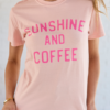 Sunshine And Coffee Orange Comfort Colors Graphic Tee