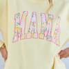 Mama Block Lemons Yellow Graphic Sweatshirt