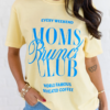 Moms Brunch Club Yellow Comfort Colors Graphic Tee