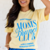 Moms Brunch Club Yellow Comfort Colors Graphic Tee