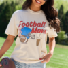Football Mom Ivory Comfort Colors Graphic Tee