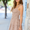 Hailey Brown Gingham Dress SALE