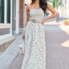 Rowan Brown Floral Maxi Dress SALE