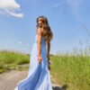 PROD_07-01-26_LM_09931_220760.jpg Saltwater Dreams Blue Strapless Tiered Maxi Dress