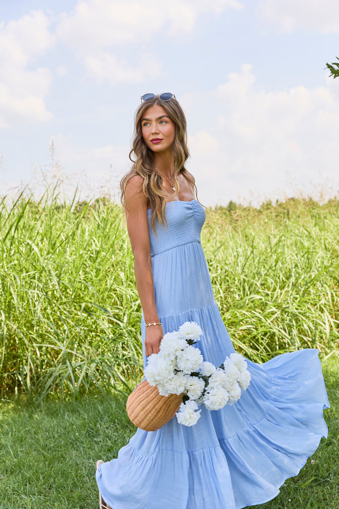 PROD_07-01-26_LM_09933_220760.jpg Saltwater Dreams Blue Strapless Tiered Maxi Dress